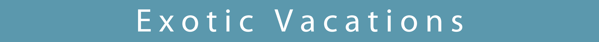 Exotic Vacations Logo